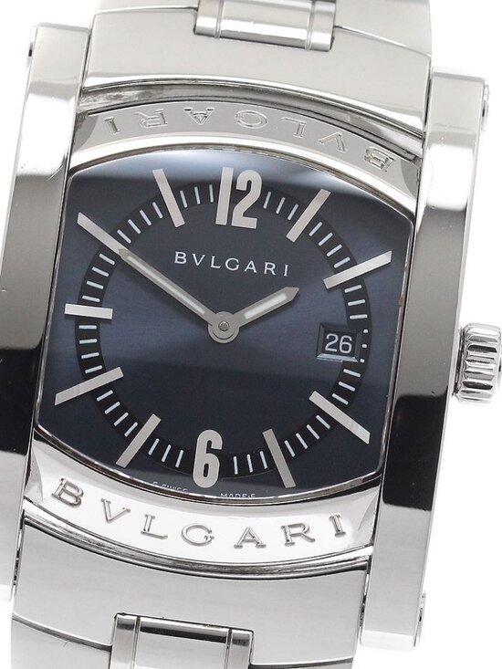 BVLGARI Assioma AA39S Date Blue gray Dial Quartz Boy\'s Watch_943311 main image 7